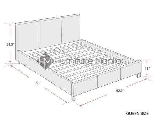 Contemporary Upholstered Bed Frame | Furniture Manila