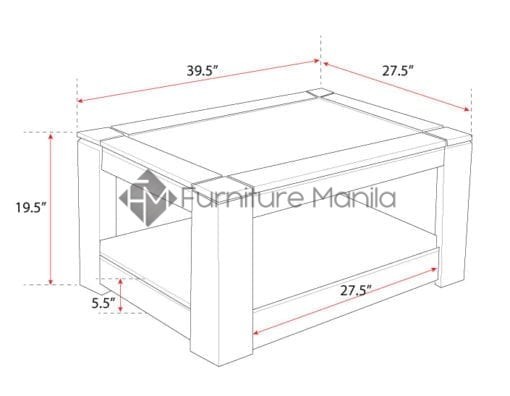 Trenton Coffee Table | Furniture Manila